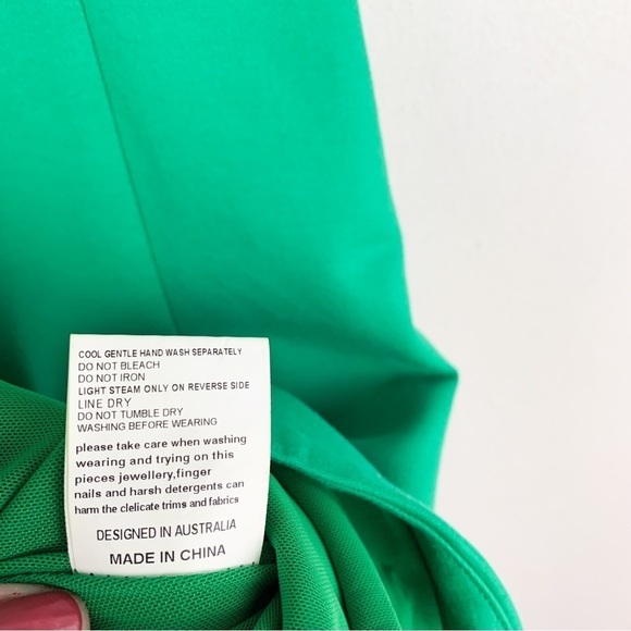 NWT ELLIATT Revolve Valley Dress in Kelly Green Sz L - Picture 10 of 11